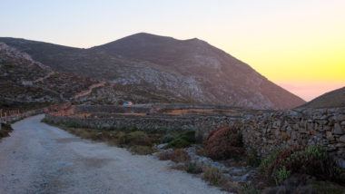 Route montagneuse d'Amorgos