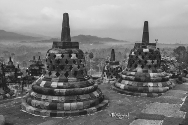 Petits stûpas de Borobudur, Java, Indonésie
